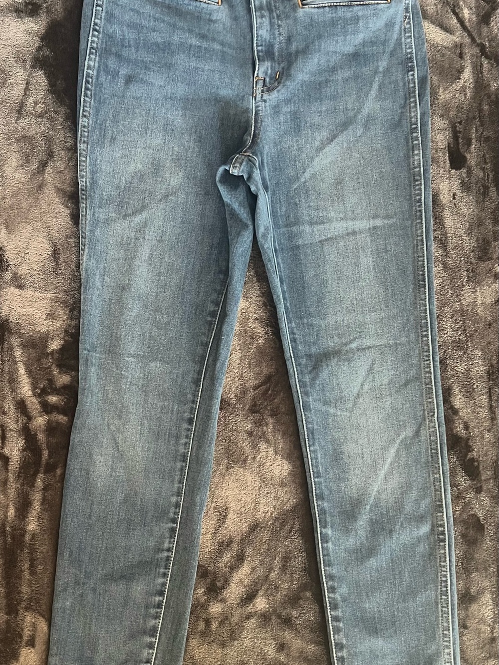 Madewell High-Rise Roadtripper Jeggings Size 27 Zip-Front Pocket